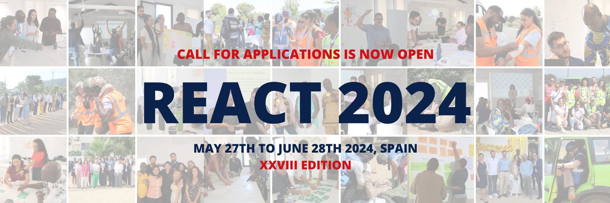 🌟 Exciting news! The call for REACT 2024 applications is now open. Join us for a five-module program on #peacebuilding and #conflictprevention. Gain skills to analyze threats to global peace and security. Ideal for professionals in peace operations and conflict prevention. 🕊️