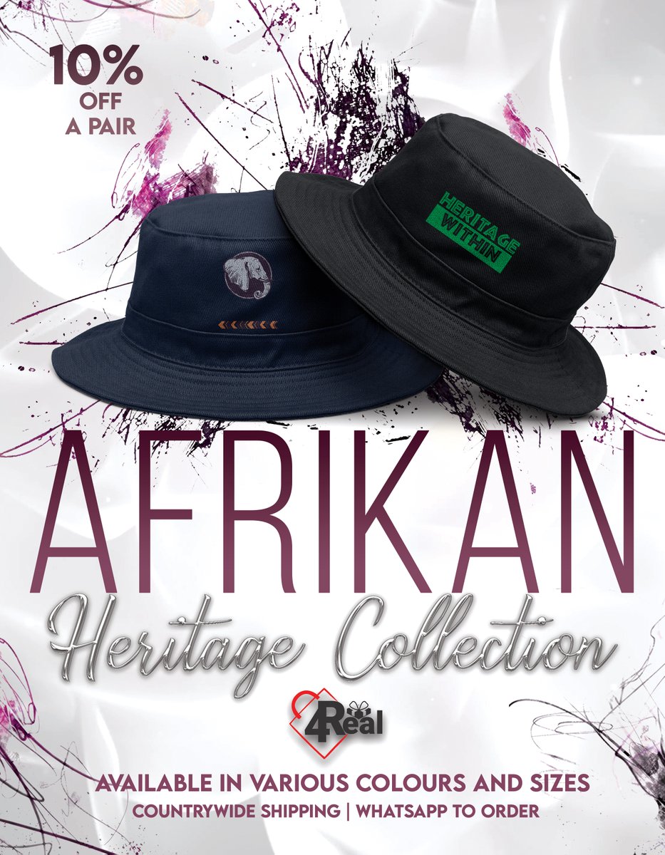 4real_254's tweet image. Elevate your hat game with a twist of Afrikan culture. Our heritage bucket hats are a blend of style and tradition.  #CulturalElegance

Level up your fashion. Shop now and make culture your accessory!

#4RealGiftStore
#AfrikanFashion
#HeritageFashion
#BucketHats
#AfricanCulture