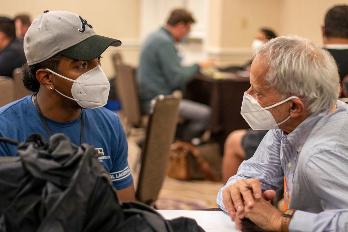 Each night during the #ATLPJ Seminar, we create a space for portfolio reviews/one-on-one coaching sessions with established visual storytellers. 
Photos by Lauren Witte
Join us in Atlanta for the 2023 Atlanta Photojournalism Seminar, Nov. 3 + 4. photojournalism.org/tickets