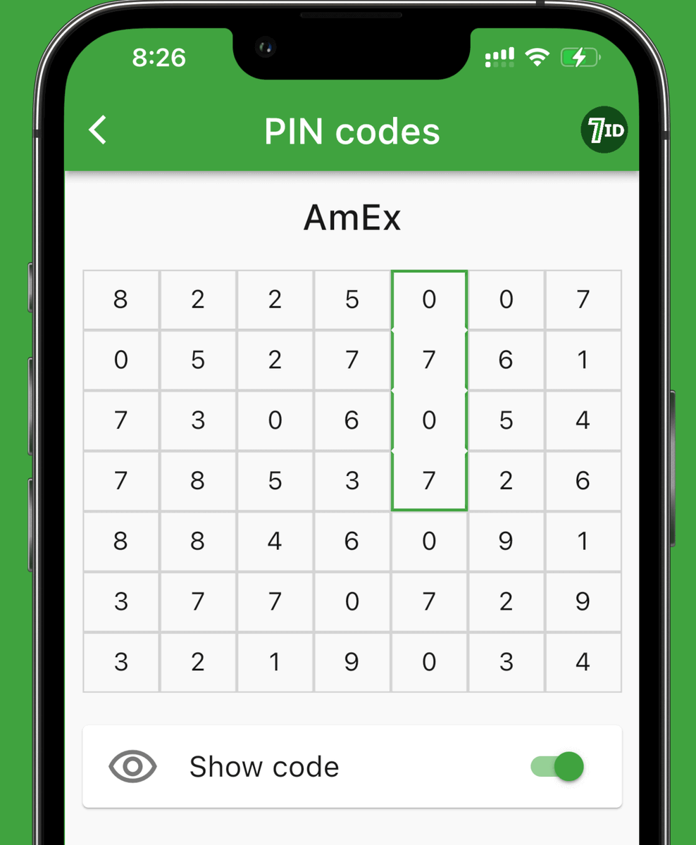 7id_app's tweet photo. #PIN #PINcode #passwordapp #7ID
How to securely store passwords and PIN codes on your phone?
Managing multiple codes can be overwhelming, and the risk of forgetting them is ever-present.
The 7ID app ensures your passwords are stored securely in one place: 
https://t.co/7kmRQEqBX8 https://t.co/U1XWWBwB6H