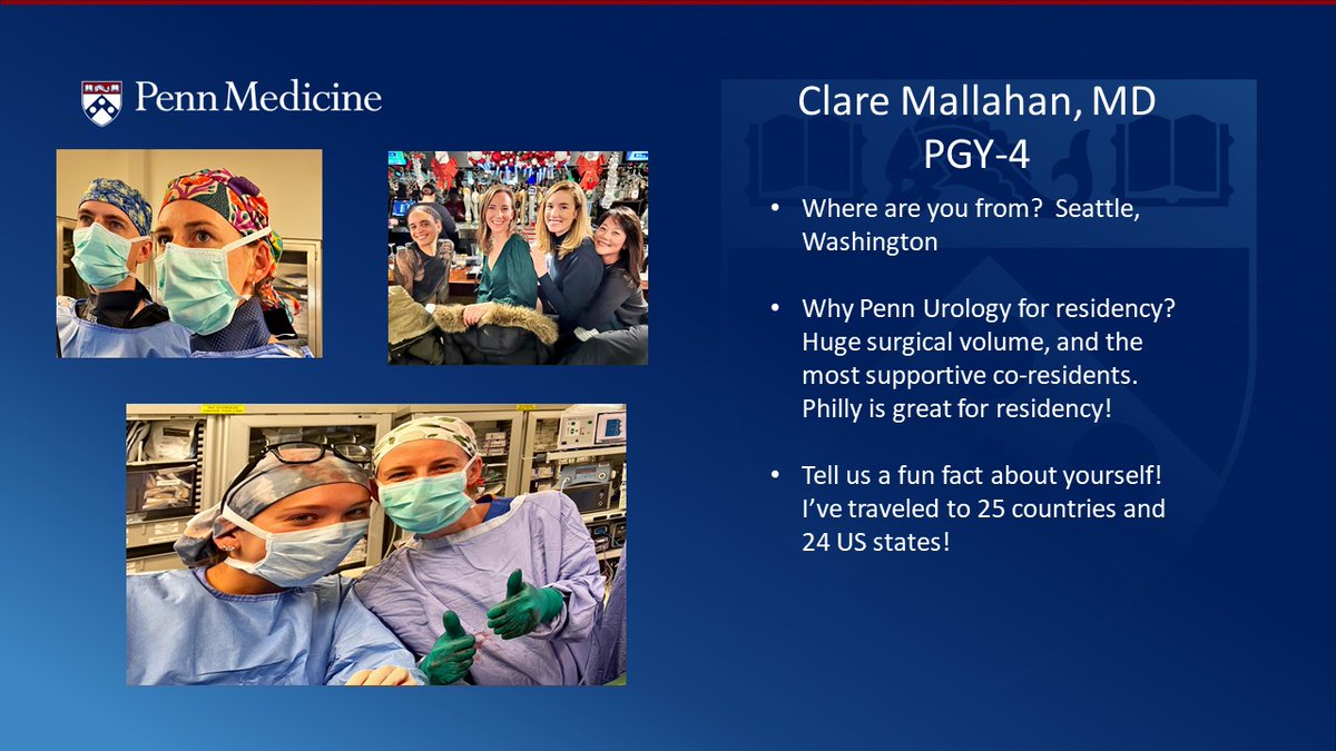 Penn Urology (@pennurology) on Twitter photo Our next resident spotlight is featuring PGY-4, Clare Mallahan, MD! (<a href="/ClareMallahan/">Clare Mallahan</a>) <a href="/pennsurgery/">PennSurgery</a> <a href="/Uro_Res/">The Urology Applicant ⚕</a> <a href="/UroResidency/">UroResidency</a> Our next resident spotlight is featuring PGY-4, Clare Mallahan, MD! (<a href="/ClareMallahan/">Clare Mallahan</a>) <a href="/pennsurgery/">PennSurgery</a> <a href="/Uro_Res/">The Urology Applicant ⚕</a> <a href="/UroResidency/">UroResidency</a>