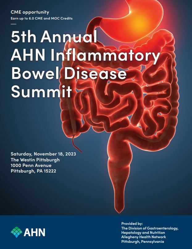 On Saturday, November 18th come and attend our 5th annual IBD Summit. You don't want to miss out on our phenomenal physician lineup! Register today! cme.ahn.org/content/5th-an…
