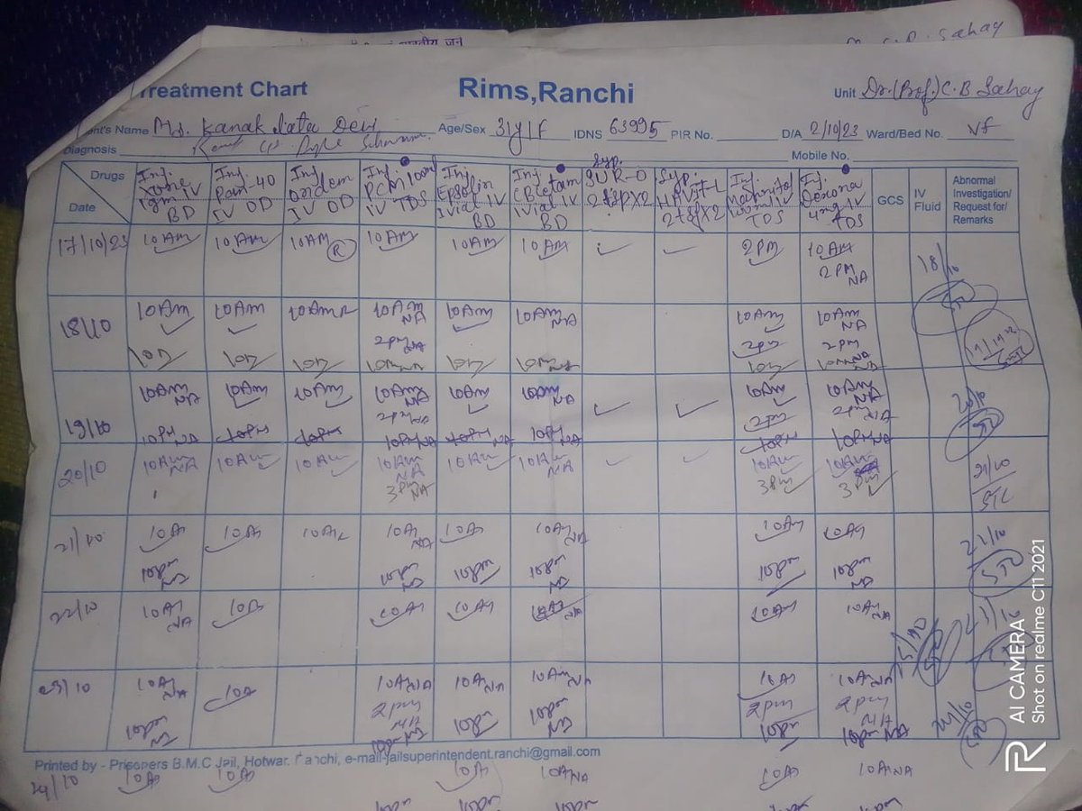 #सरायकेला
गम्हरिया चमारू के कनकलता देवी एक महीना से रांची रिम्स में जमीन पर ही इलाज चल रहा। ट्यूमर का ऑपरेशन होना है लेकिन ऑपरेशन का डेट आजकल करके टाला जा रहा। छोटे-छोटे बच्चों घर पर ही छोड़ आए बहुत ही ज्यादा दिक्कत हो रहा कृपया मदद करें🙏
<a href="/BannaGupta76/">Banna Gupta</a> @drvikas1111 <a href="/ranchi_rims/">RIMS Ranchi</a>