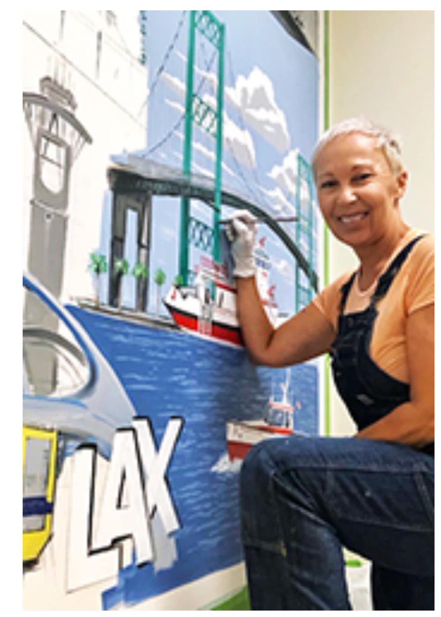 <a href="/downeyfd/">Downey Fire Department</a> Station 1 gets some ink 🎨 

We were fortunate to have Rosie Tos here at fire station 1 providing our 2nd home with some much needed character.

Rosie has done her brand of custom fire department murals across the country for years now. 

rosietos.com