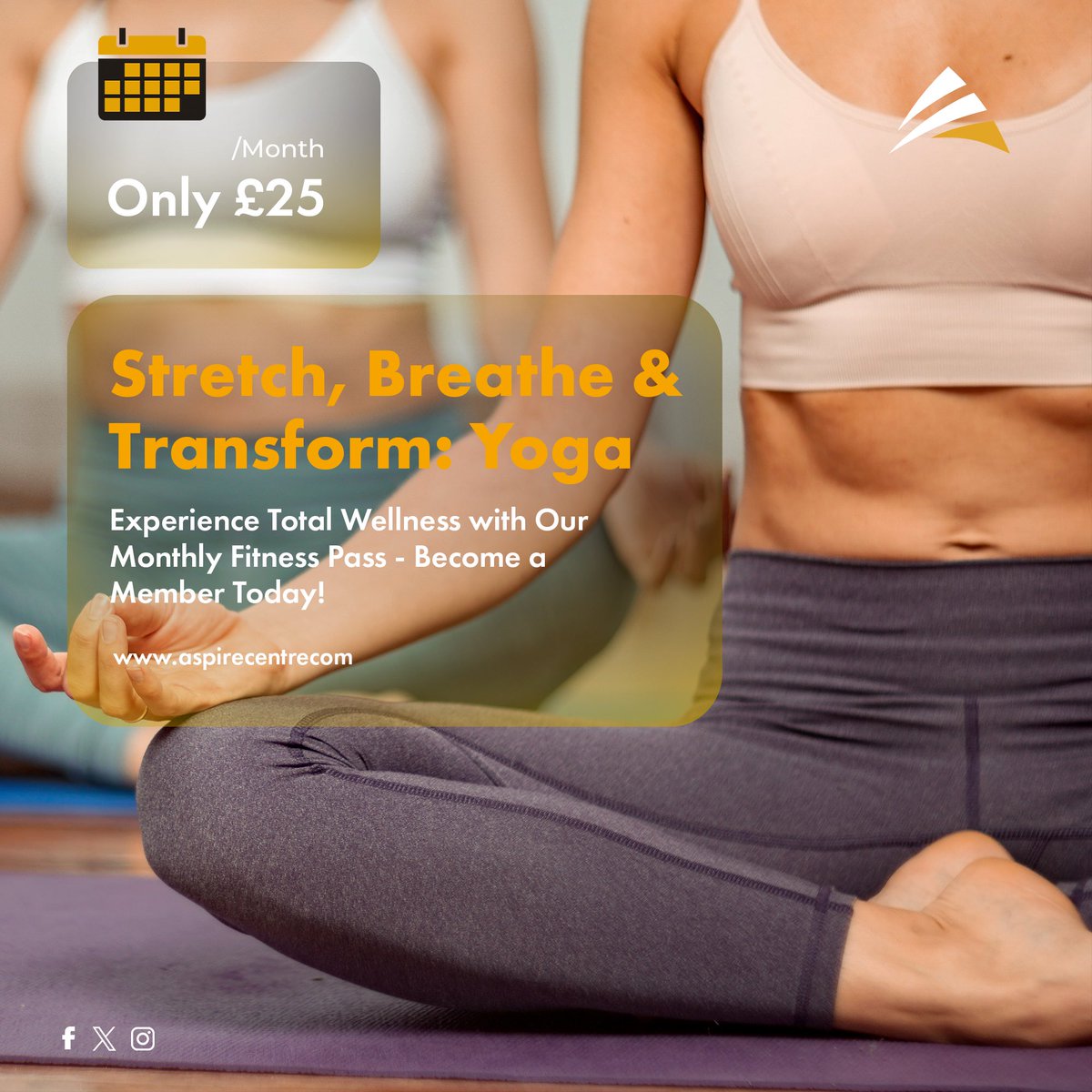 Unwind, de-stress, and refocus with our weekly yoga classes. 💆‍♀️ Your path to total well-being starts at Aspire Centre. Don't miss out – grab your Monthly Fitness Pass for £25 today! 🧘‍♀️
aspirecentre.com/yoga-vinyasa
aspirecentre.com/sivananda-yoga
#Yoga #Southfields #Earlsfield #Wandsworth