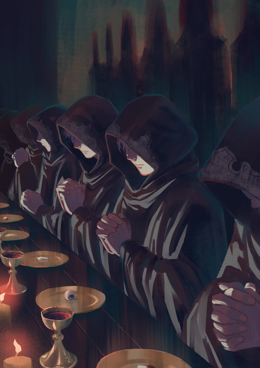 hueyoart's tweet image. Day 7: CULT

#ffviihalloween2023