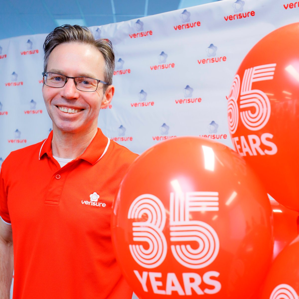VerisureIreland's tweet photo. We were thrilled to mark our 35th anniversary with colleagues from across the country and reflect on our shared history, growth, and our commitment to safeguarding our customers. This wouldn’t be possible without you. Thank you! https://t.co/Dx3hxKP6lP