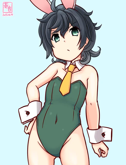 「おおっと、お客さんか。いいかい、行くよ!」  #艦これ版真剣お絵描き60分一本勝負_20231030 #松風