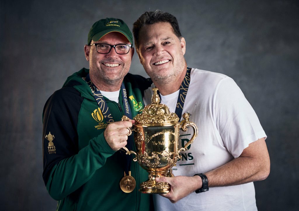 RenaldoGouws's tweet photo. Some interesting takes I don't think most are even aware of:

- The Springboks lost Bongi in the first 3 minutes of the game which meant their replacement hooker that was supposed to replace Marx during a match was now out.

- They had to rely on their third choice, Deon Fourie, who only ever started as a Hooker for his country in a Test Match during the World Cup... and if that isn't enough to play almost a full 80 minutes against the All Blacks in a World Cup Final.

- They lost the edge of dominating at the lineouts and the scrums due to the above and the rain caused the scrum dominance to be nullified. No point in trying to scrum the opposition for a penalty if you run the risk of sliding on a wet field and giving a penalty or the ball away.

- The All Blacks were down to 14 men for most of the match but the Springboks also had 20 minutes where they were down to 14 men.

- They managed to keep the All Blacks scoreless for the last 24 minutes of the match. (This is unheard of).

The above just makes this win so much more special and spectacular. It might not have been the most attractive game of Rugby but strategically it was one of the best I have ever watched.

If you have an interesting take or have seen some interesting information be sure to add it in the comment section.