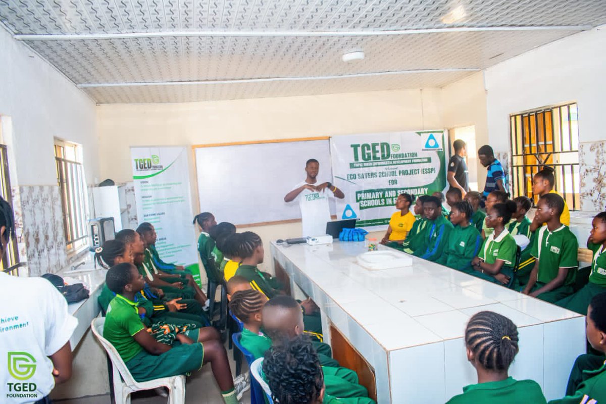 tgedfoundation's tweet image. the environment. 

The TGED Foundation&apos;s efforts through its ESSP to educate and inspire the younger generation about climate change were well-received, making the day a success.

#essp #climatechange #globalwarming #educationiscrucial #savetheplanet #changemaker #noplanetb