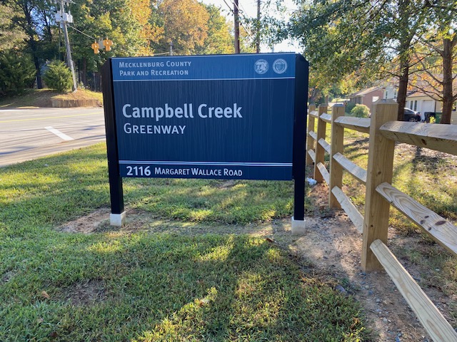 The Campbell Creek Greenway parking lot at 2116 Margaret Wallace Road in Matthews will be closed 10/30 and 10/31. ⚠️