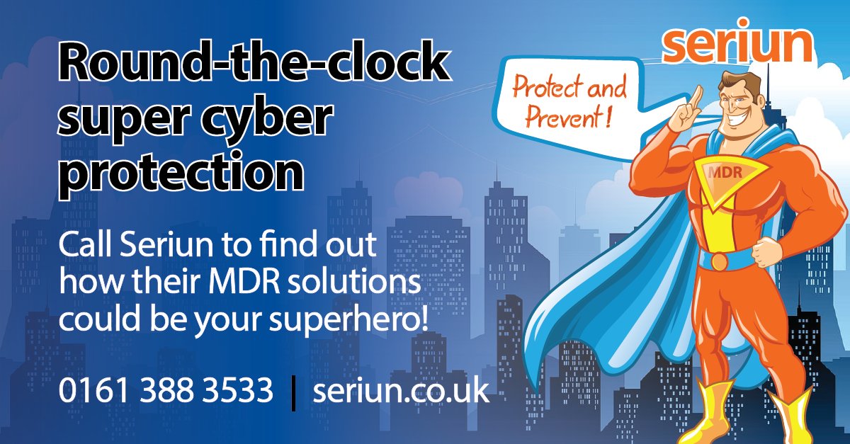 gmchamber's tweet photo. Meet Managed Detection &amp; Response (MDR) – your proactive cyber Superman! MDR is a vigilant 24/7 security team that spots the villains and takes them down before they wreak havoc.

On average, we’ll resolve any incident in 20 minutes or less!

Find out more:https://t.co/306XBQWpQy https://t.co/hYQ8hMJ3uF