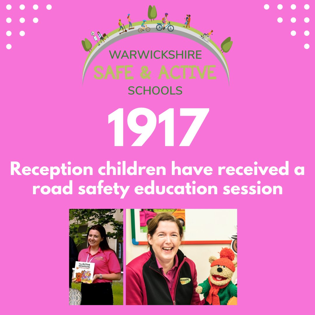 WCCSafe_Active's tweet photo. We're delighted to say that 1917 reception children have had a session with Road Safety Officers Louise and Alice along with Warwick Bear. 

Students have learned the important message to hold hands with a grown up.

#HalfTermHighlights https://t.co/uS0N59cKxa