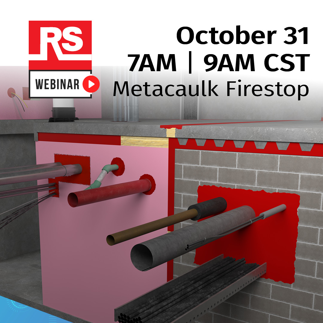 RectorSeal's tweet image. Join this webinar on #Metacaulk #firestop solutions! We will review various intumescent and elastomeric products and their applications. &amp;gt;&amp;gt; rs.today/webinar &amp;lt;&amp;lt; #RectorSealToTheRescue #Constructions #Building