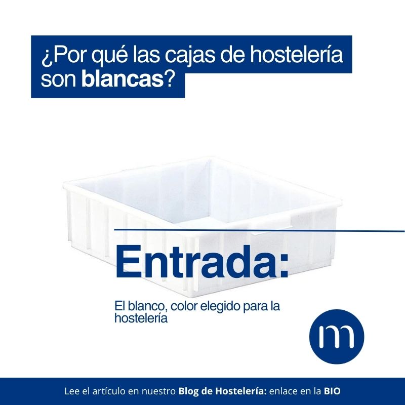 Quizá nunca te lo hayas planteado, pero son blancas por algo.🧐 Conoce por qué el color blanco es el color estrella en los productos de almacenaje y transporte en hostelería.