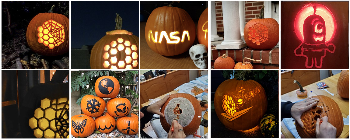 Have you carved your pumpkin yet? If not, don't fret! 🎃

We've got your #MondayMotivation to get creative with <a href="/NASA/">NASA</a>-themed templates &amp; stencils. With so many to choose from, you may need more than one pumpkin! 

go.nasa.gov/3QAcbUO