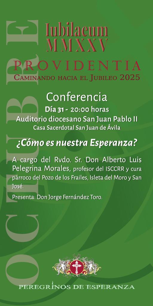 APFPROVIDENTIA's tweet photo. Esta semana, la formación tendrá lugar mañana, 31 de octubre.

📍 Casa Sacerdotal
⌚ 20:00
✝️ Alberto Luis Pelegrina Morales https://t.co/ezxat3jaVI