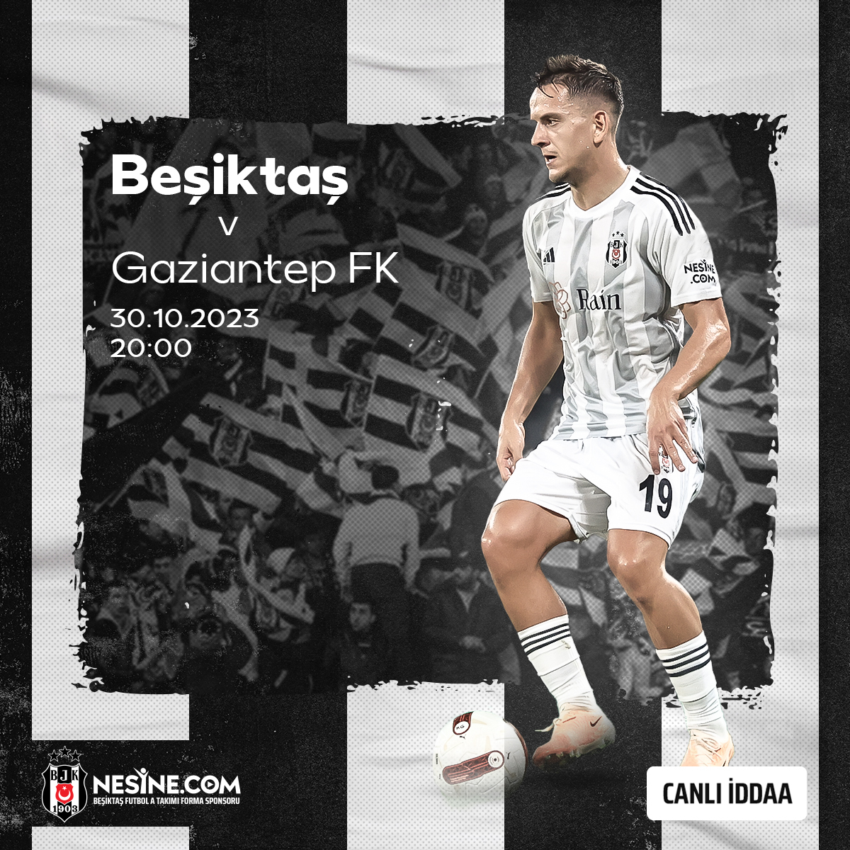 Beşiktaş JK on X: Beşiktaşımız, Gaziantep FK karşısında galibiyet için  sahaya çıkıyor! ⚽ Karşılaşma TEK MAÇ ve CANLI İDDAA seçenekleriyle  @nesinecom'da! 📲 Hemen Oyna >>    / X