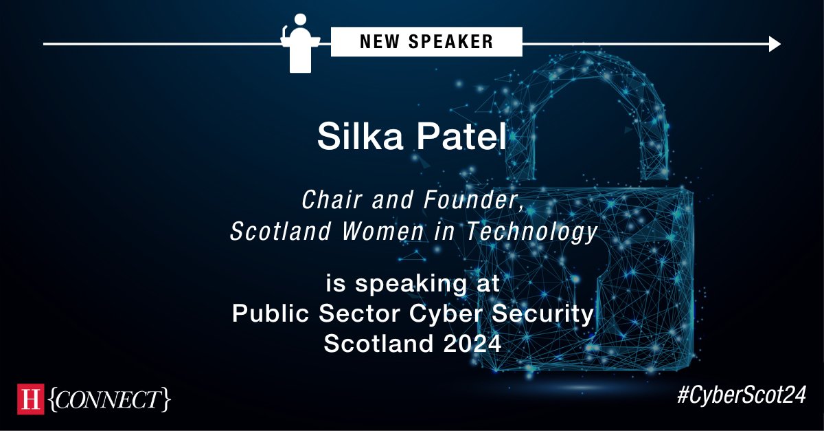 Founder and Chair of @Scot_WIT, @silka_patel, is speaking at Public Sector Cyber Security Scotland on 1 February! In our afternoon plenary, Silka will discuss the Women Do Cyber programme, helping women into cyber security careers.