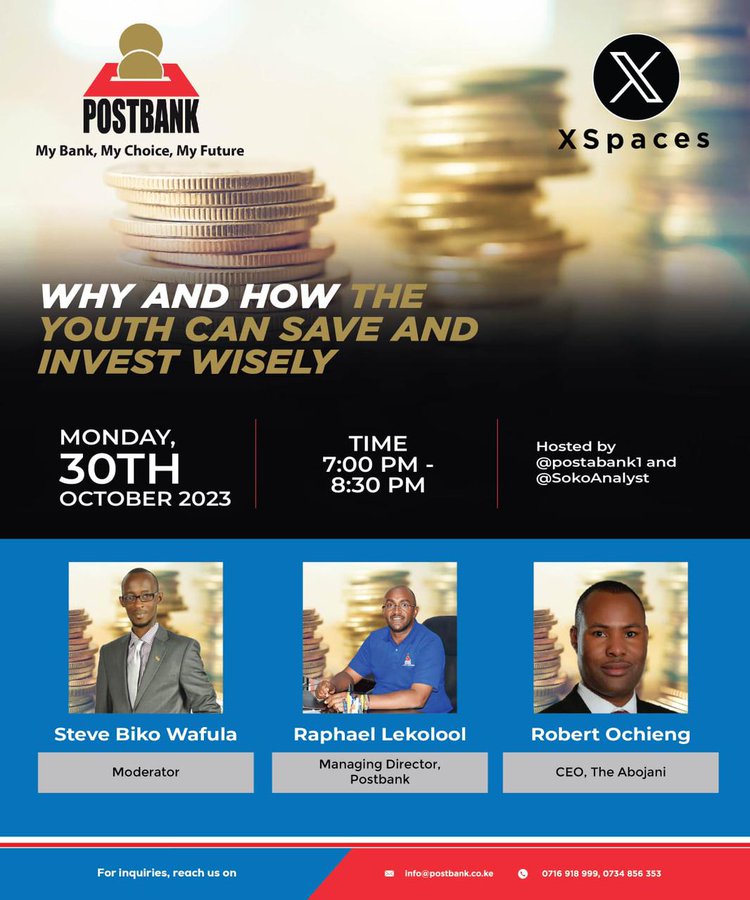 SokoAnalyst's tweet photo. @ExperienceUSIU 3. Some young people may not have access to financial services, such as bank accounts or credit cards. This can make it difficult to save money and build a credit history #WorldSavingDay https://t.co/6ytrJdovVg