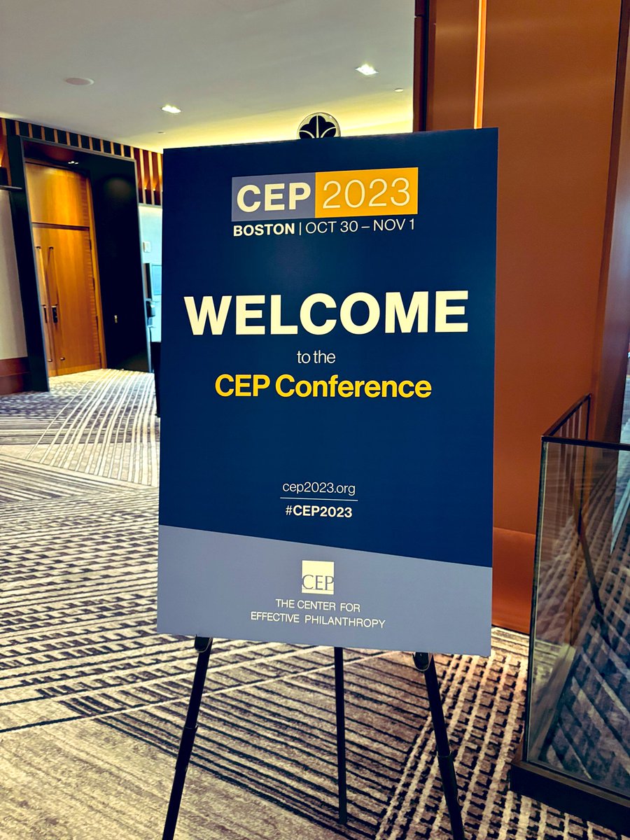 Here we go…!! Looking forward to seeing everyone today at #cep2023