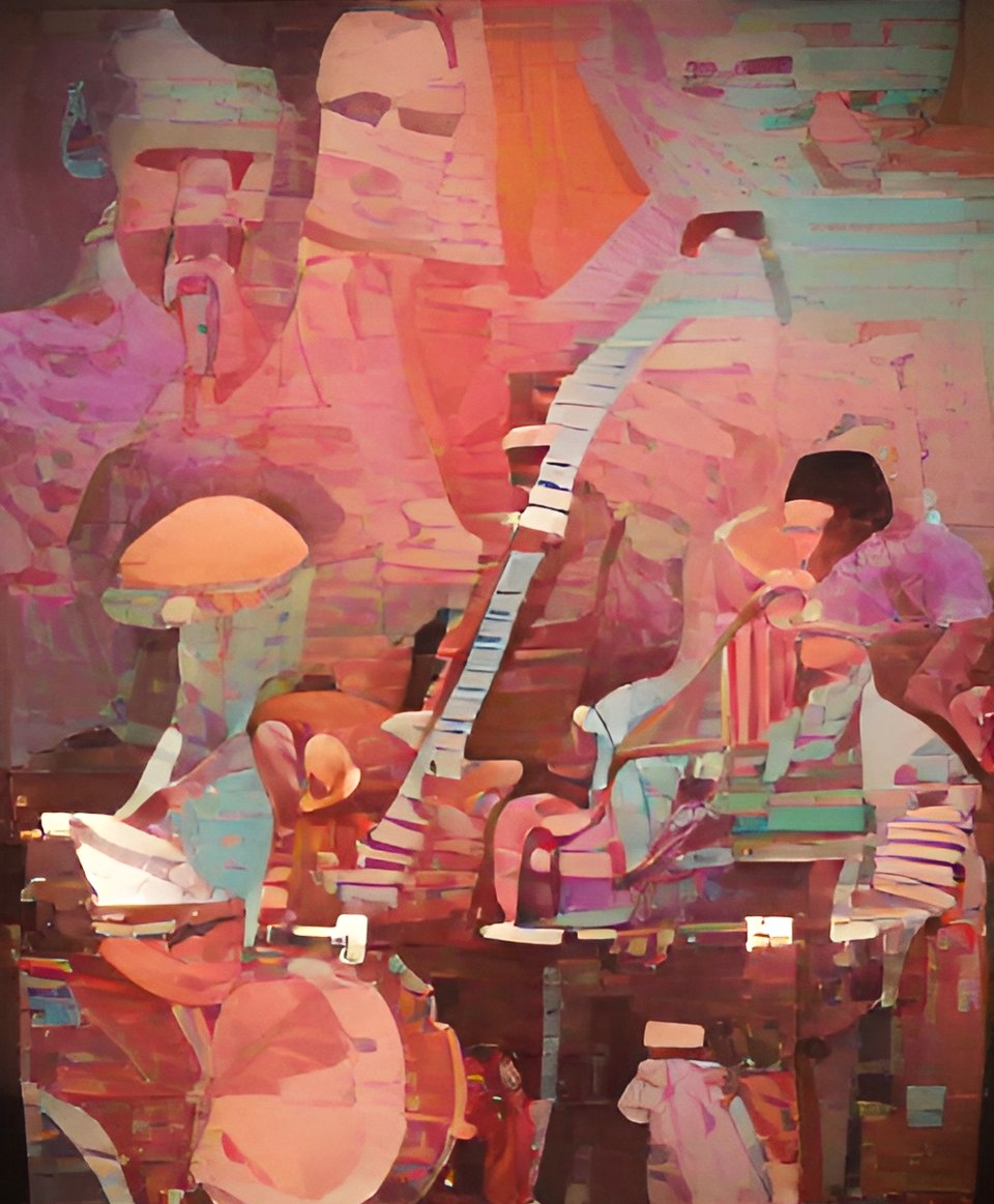 ennyman3's tweet photo. Rhapsody in Pixels: Jazz and AI Art Fusion -- #AI #art by #ennyman https://t.co/uDDbuGU7Z0 https://t.co/iHLVGIWYah