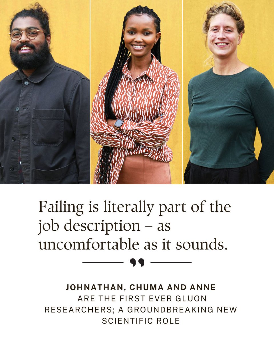 They serve as 'the glue' that binds a team together. Gluon Researchers are the newest addition to the academic world. Johnathan Subendran, Chuma Mbambo, and Anne Bruggen are the first three to take on this new role. 
Read the full interviews here: lnkd.in/erRrGnWV