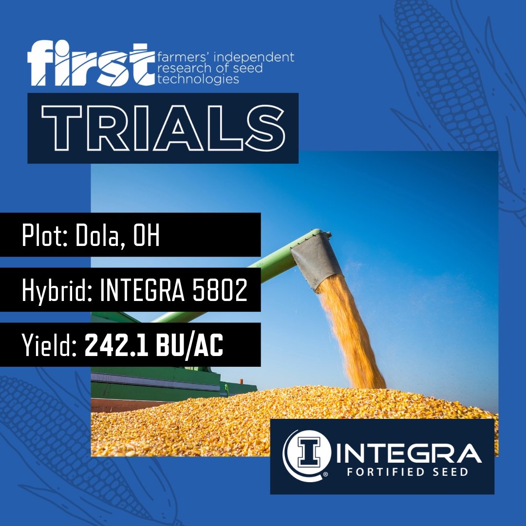 FIRST Trials #corn (Early) - NW Ohio - Dola 👋 #bushelUP