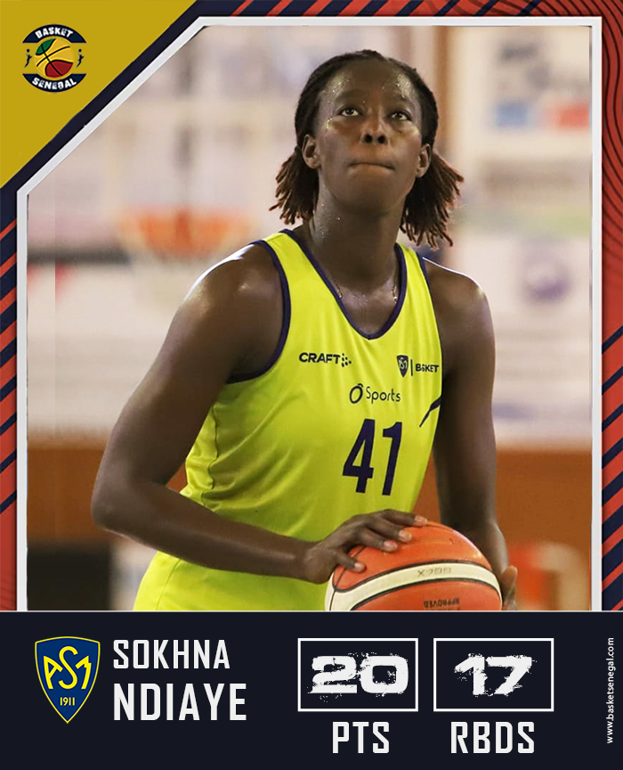 Basket_Senegal's tweet photo. NF2 : L'AS Monferrand s'en remet à Sokhna Ndiaye pour vaincre l'ALL Jura Basket.
🔶2⃣0⃣ Points
🔶1⃣7⃣ Rebonds
#basketsenegal #nf2 #asmbasket #montferrand https://t.co/mMFCDByDMP