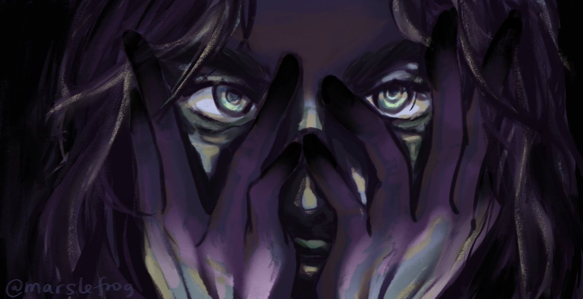 marslefrog's tweet photo. sorta spooky sketch since tomorrow is halloween https://t.co/FAInhC1L1K