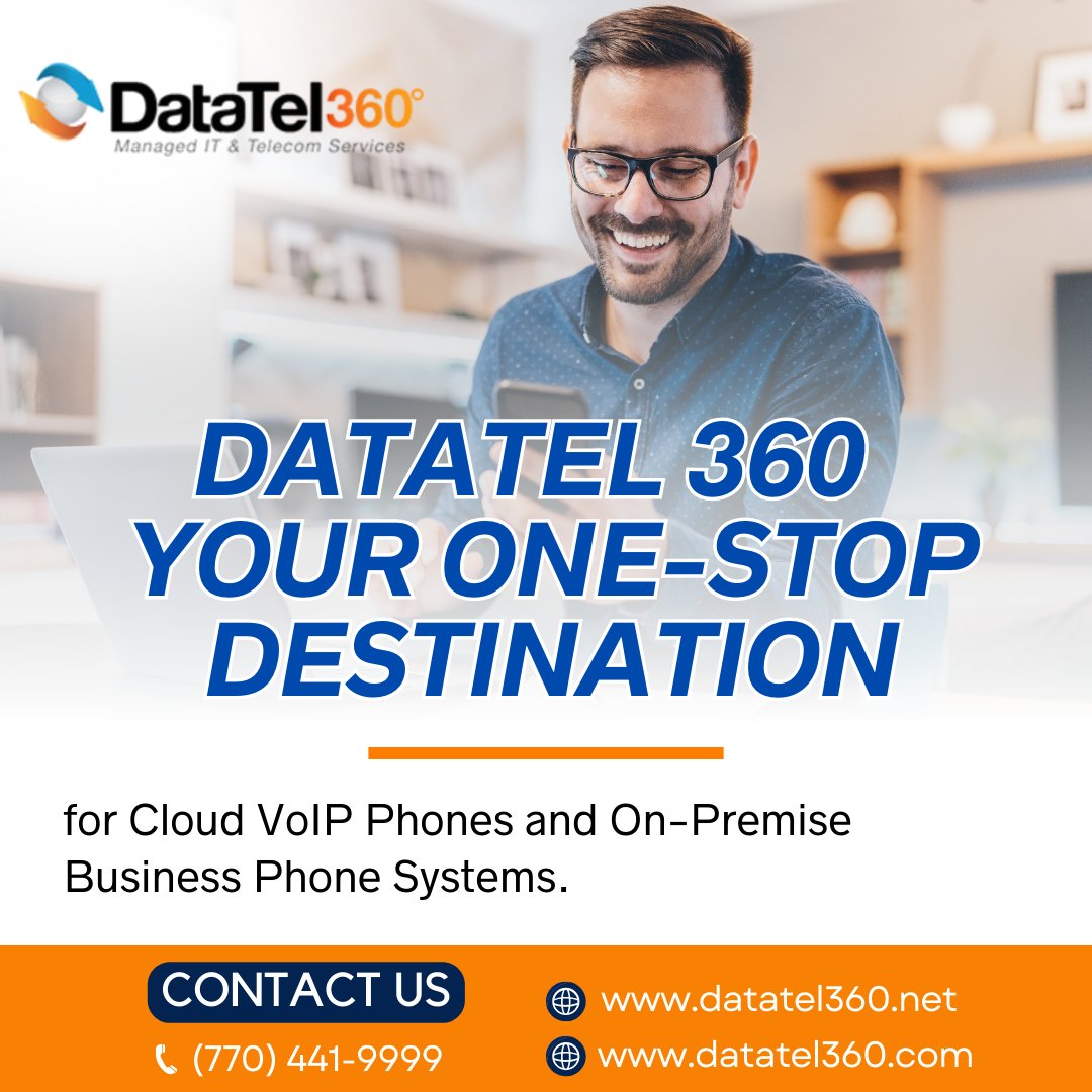 DataTel360's tweet image. Elevate your business communications with DataTel 360. Our solutions are not one-size-fits-all; they are tailored to your unique needs. We take the time to understand your business, your goals, and your vision. 

#voip #voipsystem #ipphone #intermedia