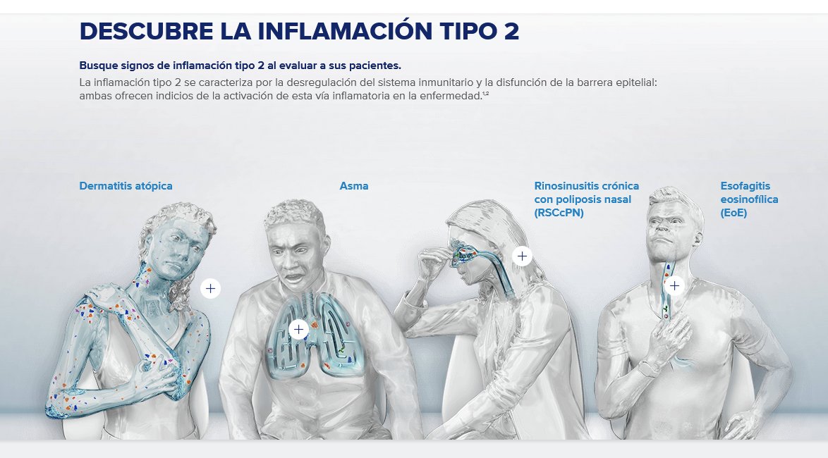TodoDermatitis's tweet photo. ¿Eres profesional sanitario? A la hora de evaluar a tus pacientes, busca los signos de #Inflamacióntipo2 en #DermatitisAtópica, #Asma, esofagitis eosinofílica, rinosinusitis crónica con poliposis nasal…
👇Encuentra aquí información relevante sobre ello
https://t.co/JRKqx99v7y https://t.co/ubq0TV8dRV