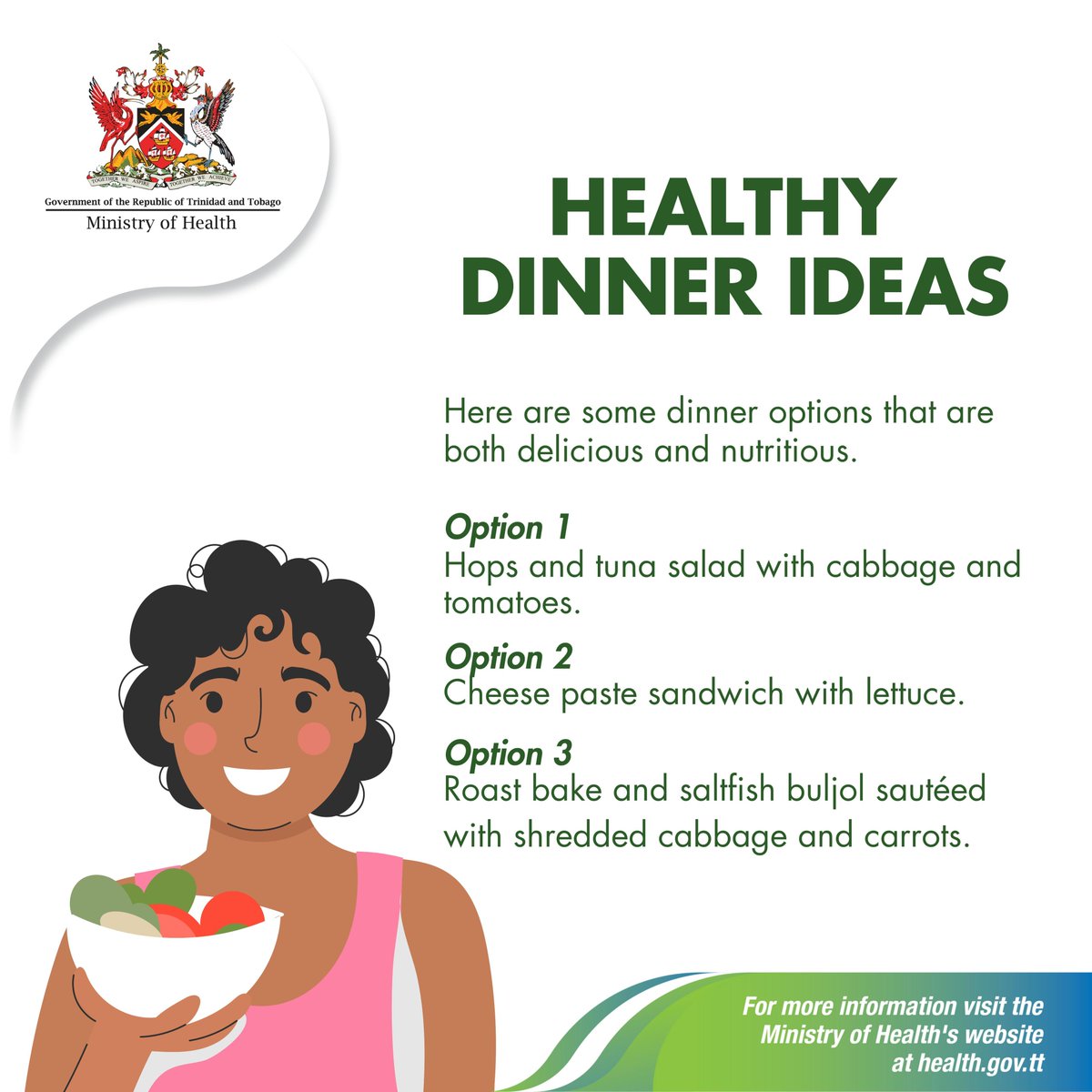 Stumped on what to make for dinner later today?

Here are some affordable, healthy dinner options, which you can adapt to your liking.