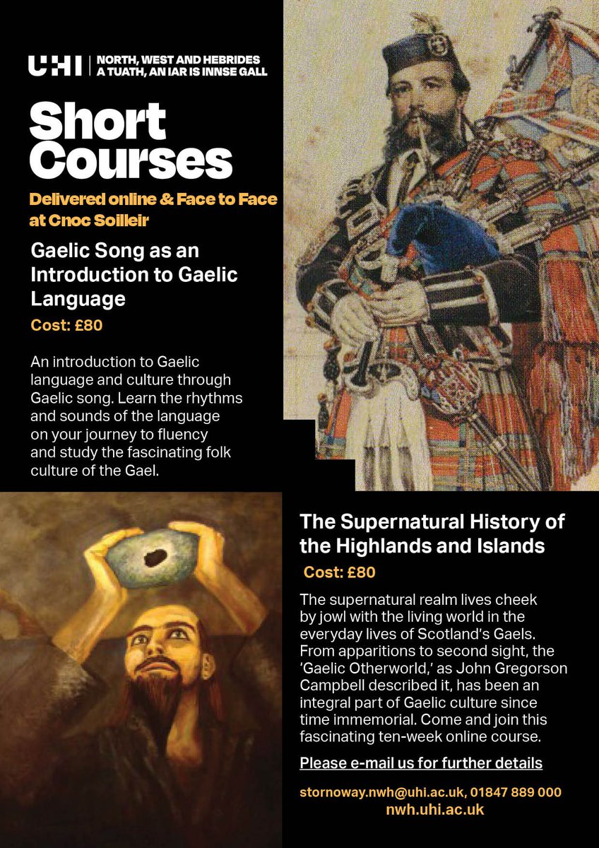 CSoilleir's tweet photo. Nach eil na cùrsaichean seo a' coimhead math? Carson nach tig thu còmhla ri Ailean @henderhog airson aon dhiubh, no eadhon an dà chuid...
@UHI_NWH @uhinwh_sty @ceolas_uibhist #Daliburgh #Uibhist https://t.co/292u5VexMN
