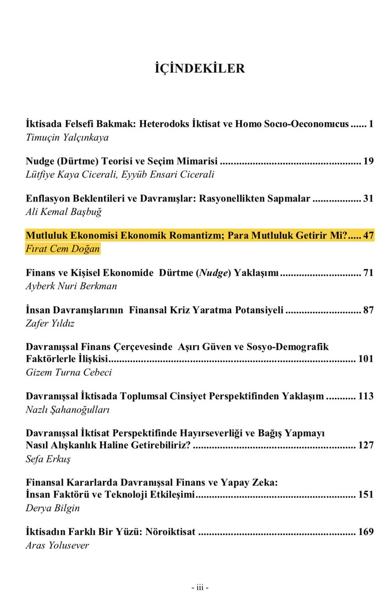 fcemdogan's tweet image. NOBEL yayınevi tarafından yayınlanan; editörlüğünü @hamzaoglu_merve yaptığı benim de “Mutluluk Ekonomisi” bölümüyle yer aldığım “Davranışsal İktisadın Gelişimi ve Uygulamaları” kitabımız çok yakında tüm seçkin kitabevlerinde yer alacaktır📚

#BehavioralEconomics
#HappinessEconomy