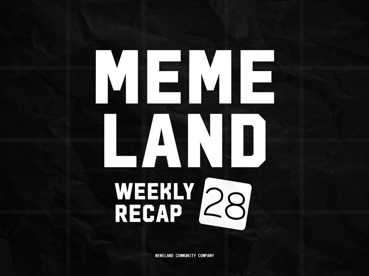 Welcome to Memeland Weekly Recap 28 🏴‍☠️

In this edition, we cover the Fire Sale, Memecoin on Binance, and much more!

Get all the highlights from last week in Memeland in one post 📰 ⬇️