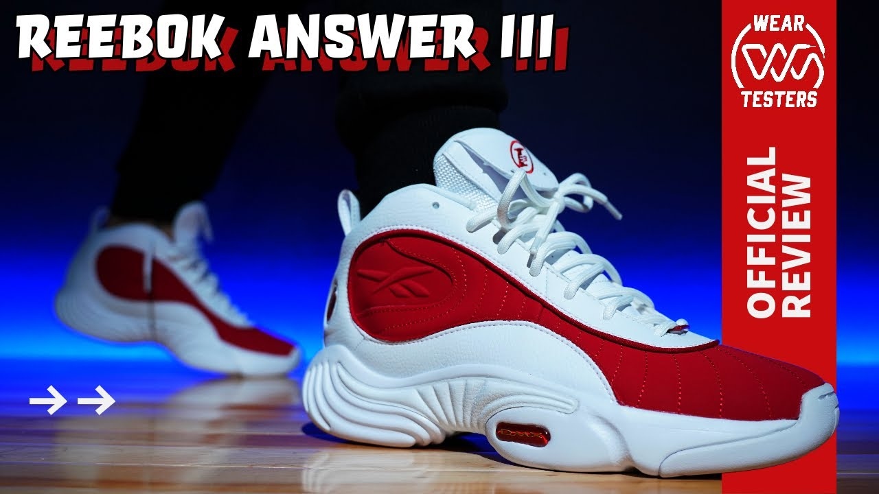WearTesters on X This version of the Reebok Answer 3 is not what we expected. Watch the review https t 5V8t6sX9Eb https t OrsFV3UwJa X