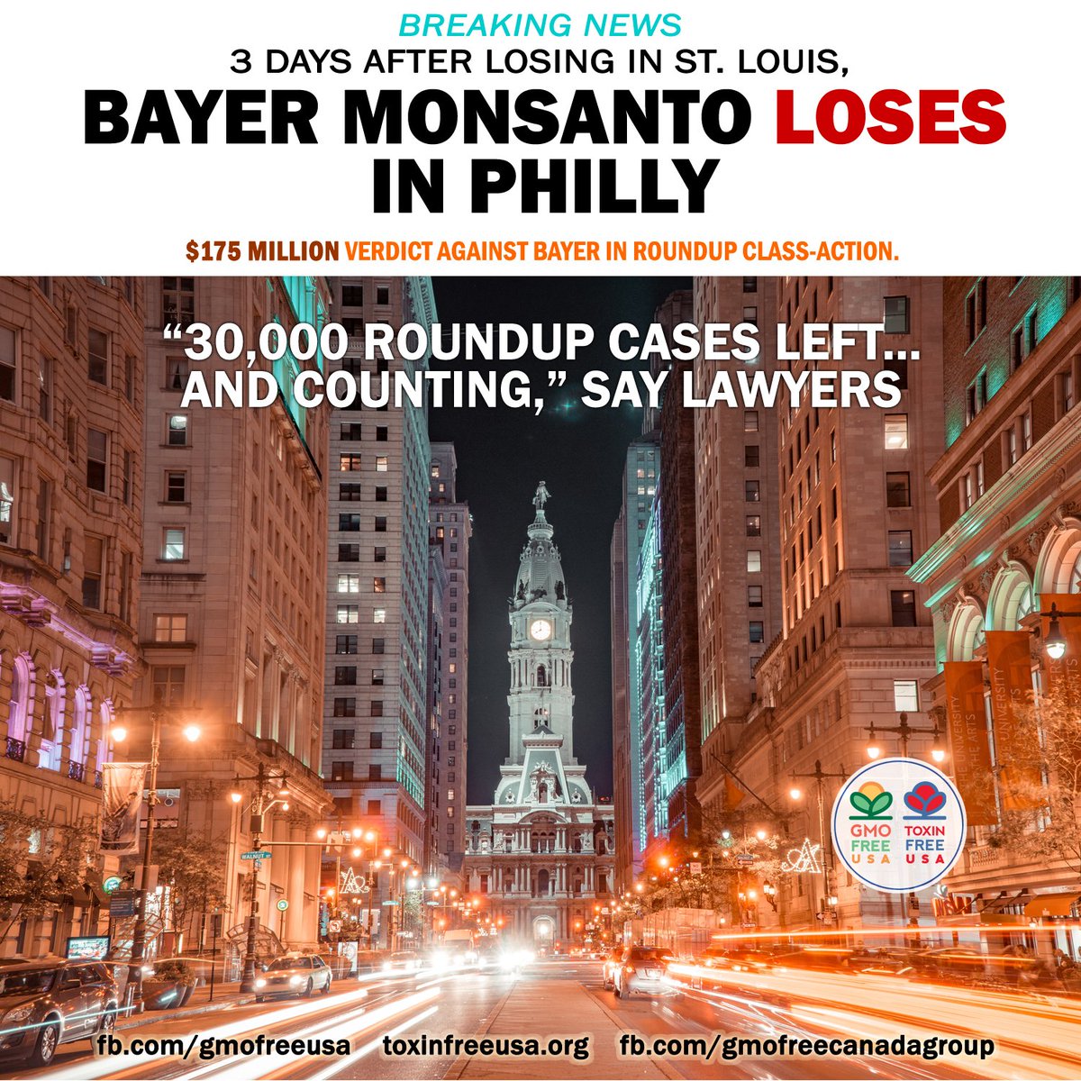 Monsanto hit with $175m verdict against Roundup - EHN