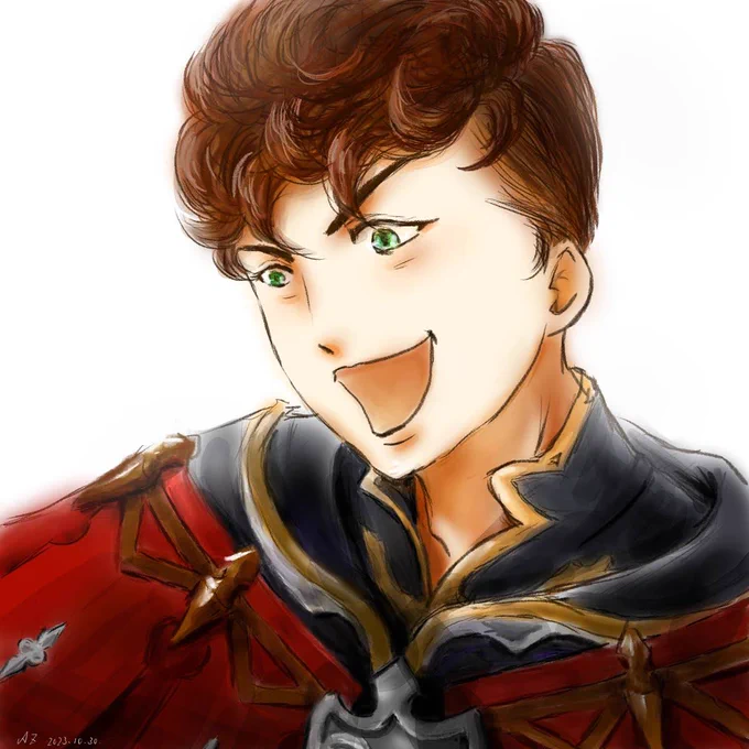 マッマが本人曰くリベンジでまたロベリア描いてくれた、やったー(記載許可済み) 
