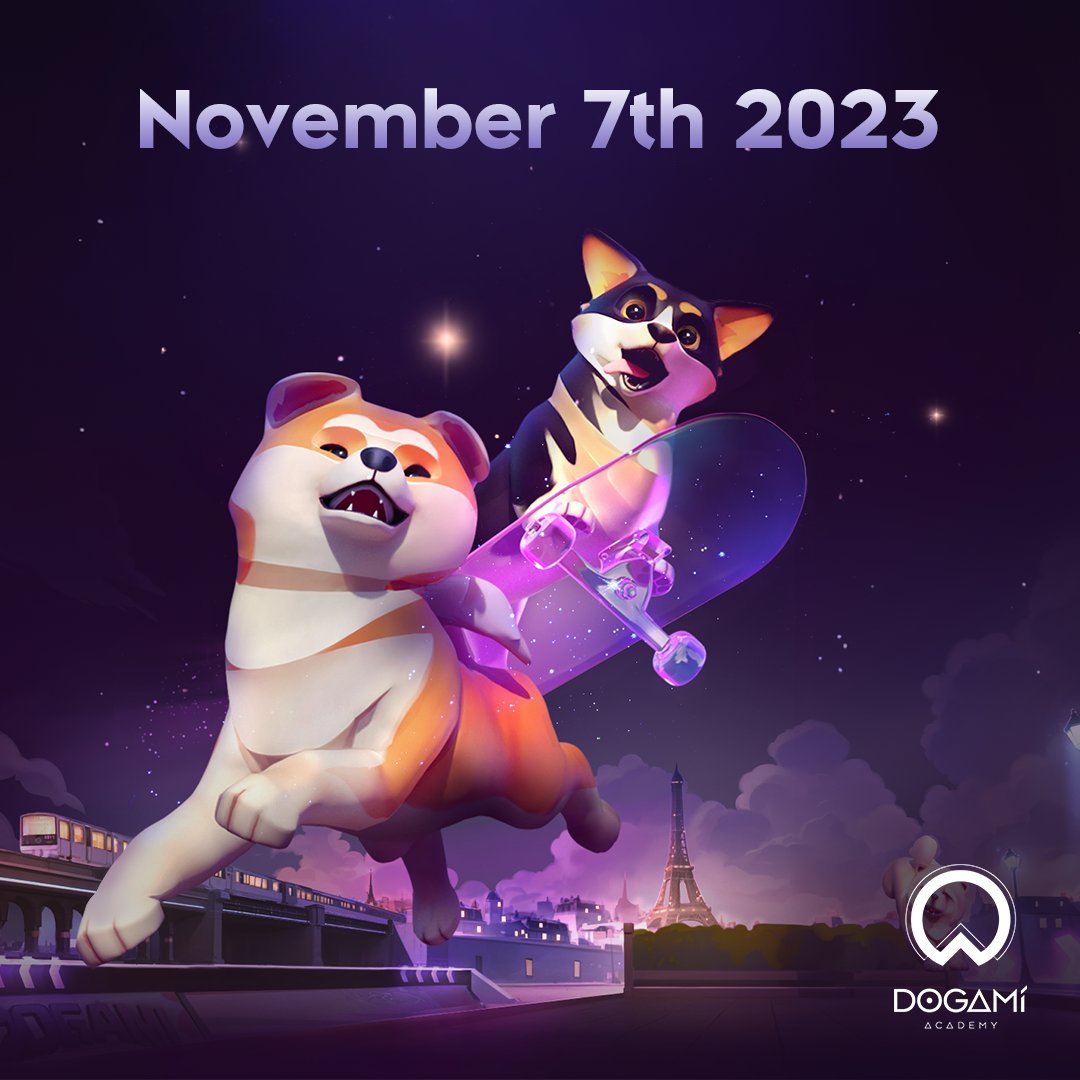We're on the brink of an epic launch, Dogamers!

All our NFT holders can gear up for the Early Access of DOGAMÍ Academy.

🚀 WEN? 🗓️ Tuesday 7th November

DOGA $DOGA 🐾