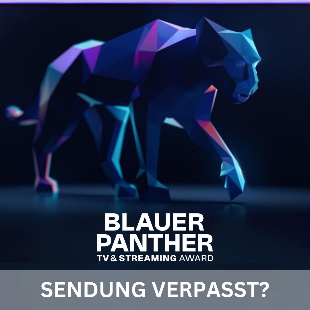 Blauer Panther TV- & Streaming Award tweet media
