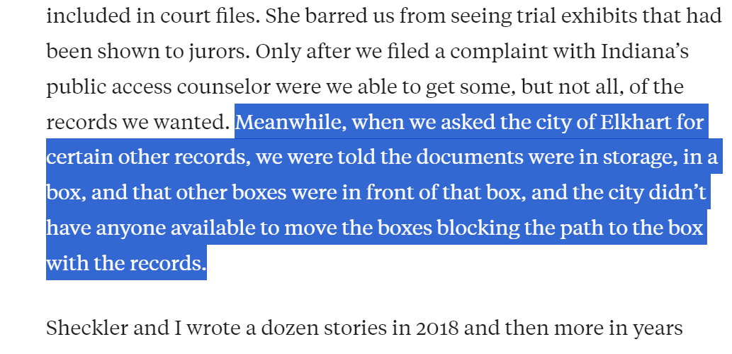 This is the stuff of reporter nightmares tbh