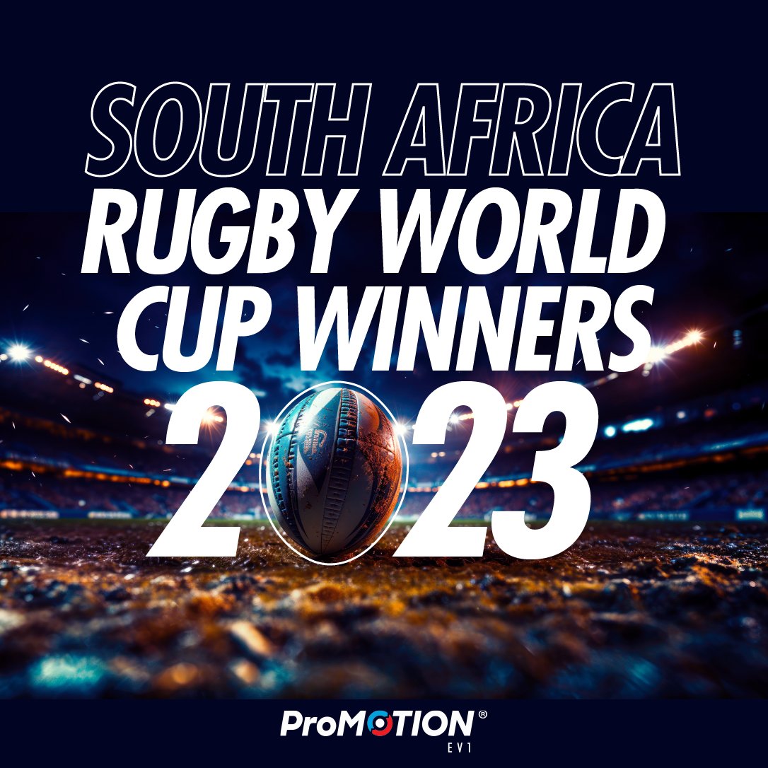 promotion_fit's tweet image. 🎊 Congratulations South Africa @springboks 🎊 

Rugby World Cup Champions 2023 🇿🇦

Enjoy the celebrations and well-earned recovery time ✨

#Rugby #RWC2023 #RWCfinal