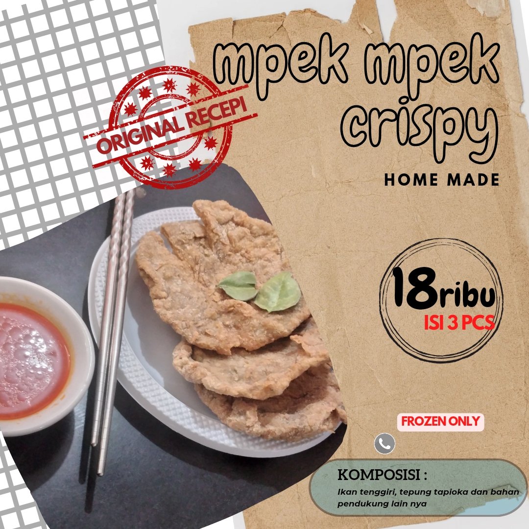 demez_ir's tweet photo. @insecuristy Halo mba ini ada produk namanya mpe2 crispy, aku jual frozen, isi 3 pcs, aku di Cimahi, kalau mau kirim ke  Jaksel bisa pake paxel. Yg mau jd reseller boleh ya, ada harga khusus, tks mba. https://t.co/k7A1S0dc66