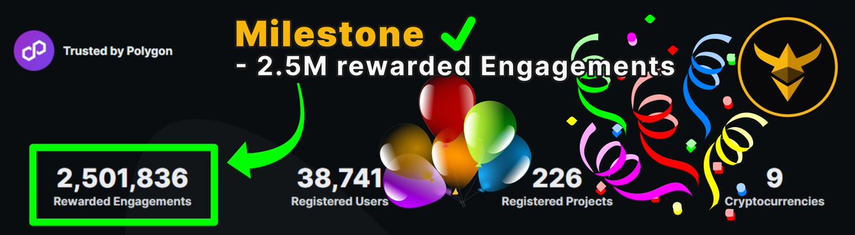 🚀 Sheeesh! 🎉 SIVA just hit the mother of all milestones: 2.5 million rewarded engagements! 🙌 That's like enough high-fives to circle the Earth. Who knew having fun on the internet could be so rewarding? 🚀💰 #engage2earn