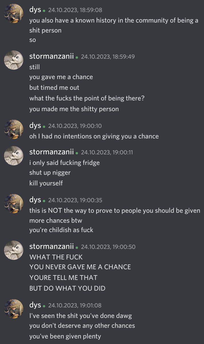 rhythmicpepsi's tweet photo. @MoravaVR @SataoVR Hey just wanted to let you know Satao has an alt account, stormanzii. They've been incredibly racist in other communities recently and blocked me on my other account when I called them out on this one. https://t.co/H2h9llo7gk