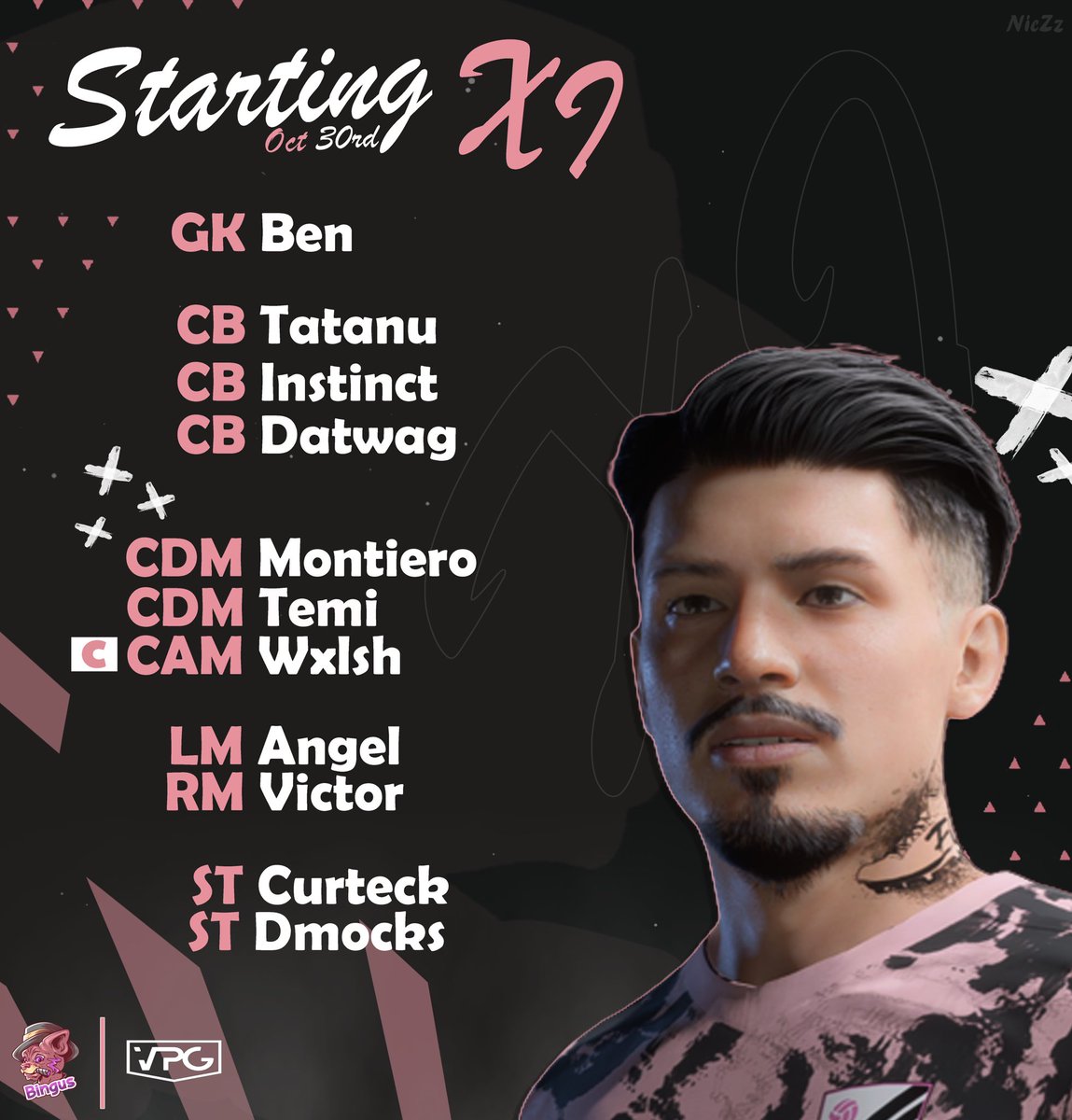 BINGUS ESPORTS (@bingusesports) on Twitter photo ๐จ๐๐๐๐๐๐๐๐ ๐๐๐ท
Our line-up for the <a href="/VPGPremier/">VPG Esports Premier</a> and <a href="/VPGUK/">VPG UK Leagues</a> today ๐ฅ๐ฆพ
๐ฌ๐งvs <a href="/ProlificFIFA/">Prolific FIFA</a>
๐ช๐บvs <a href="/ESportGorillas/">Gorilla Esports</a>
๐ช๐บvs @MKeSports_Club
Watch us live at: twitch.tv/bingusesports
#bingusesports | #VPG ๐จ๐๐๐๐๐๐๐๐ ๐๐๐ท
Our line-up for the <a href="/VPGPremier/">VPG Esports Premier</a> and <a href="/VPGUK/">VPG UK Leagues</a> today ๐ฅ๐ฆพ
๐ฌ๐งvs <a href="/ProlificFIFA/">Prolific FIFA</a>
๐ช๐บvs <a href="/ESportGorillas/">Gorilla Esports</a>
๐ช๐บvs @MKeSports_Club
Watch us live at: twitch.tv/bingusesports
#bingusesports | #VPG