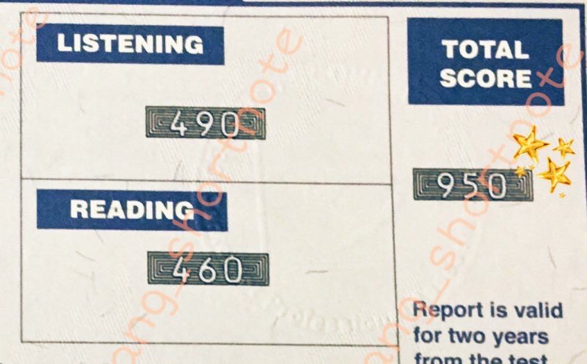 Toeic shortnote By Sang Chula : TOEIC 950 tweet media