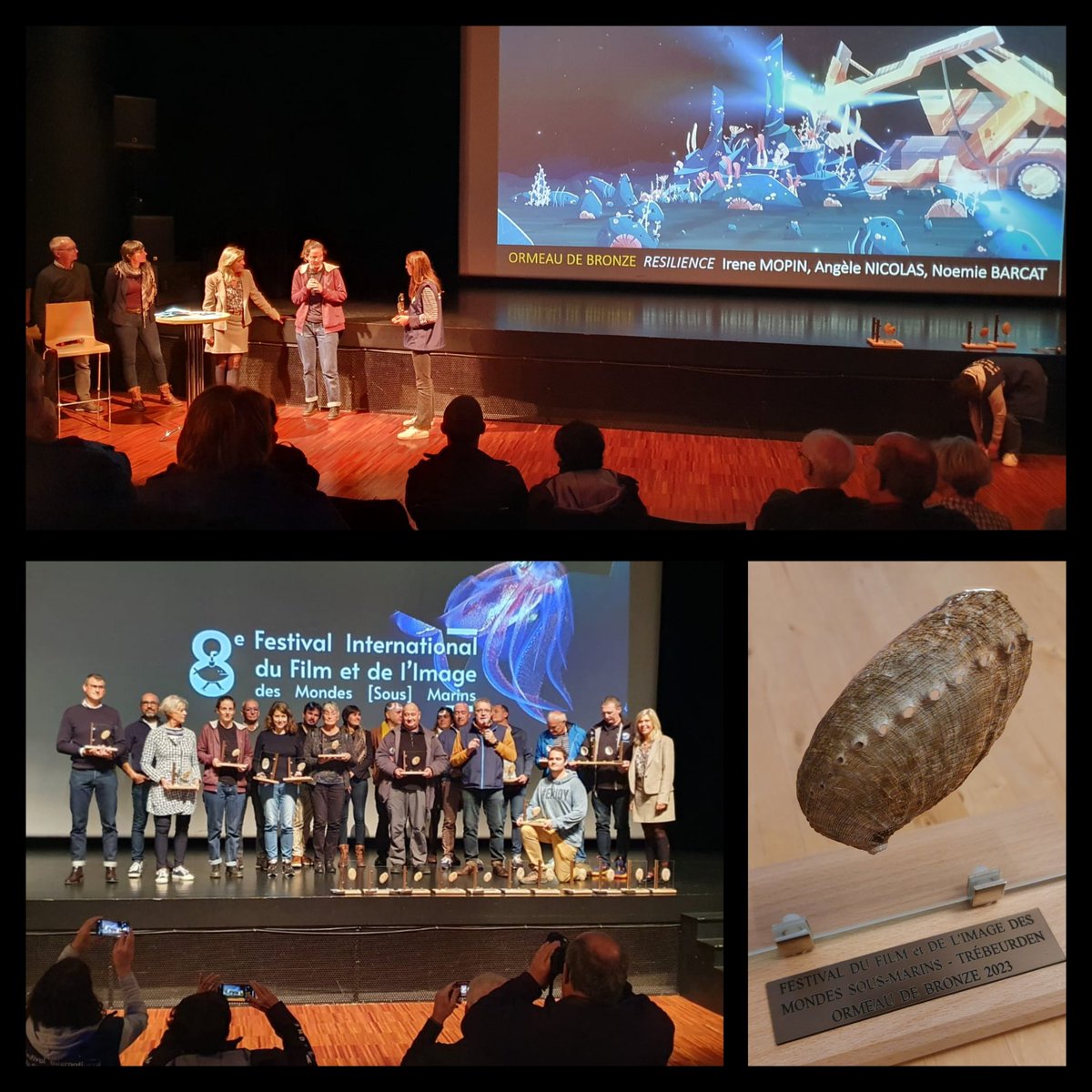 R E S I L I E N C E (@resilience_film) on Twitter photo 🥉 <a href="/resilience_film/">R E S I L I E N C E</a> a été primé Ormeau de Bronze au Festival des mondes sous-marins !!! 🤩
Merci au jury ainsi qu'au le festival ! Et à nos producteurs <a href="/ENSTABretagne/">ENSTA Bretagne</a> et <a href="/ISblue_school/">ISblue</a> ! 🙏
👉 Plus d'infos sur le film : lnkd.in/eA_KsX-8
<a href="/VilleTrebeurden/">Ville de Trébeurden</a> <a href="/CapTrebeurden/">CAP Trébeurden</a> 🥉 <a href="/resilience_film/">R E S I L I E N C E</a> a été primé Ormeau de Bronze au Festival des mondes sous-marins !!! 🤩
Merci au jury ainsi qu'au le festival ! Et à nos producteurs <a href="/ENSTABretagne/">ENSTA Bretagne</a> et <a href="/ISblue_school/">ISblue</a> ! 🙏
👉 Plus d'infos sur le film : lnkd.in/eA_KsX-8
<a href="/VilleTrebeurden/">Ville de Trébeurden</a> <a href="/CapTrebeurden/">CAP Trébeurden</a>