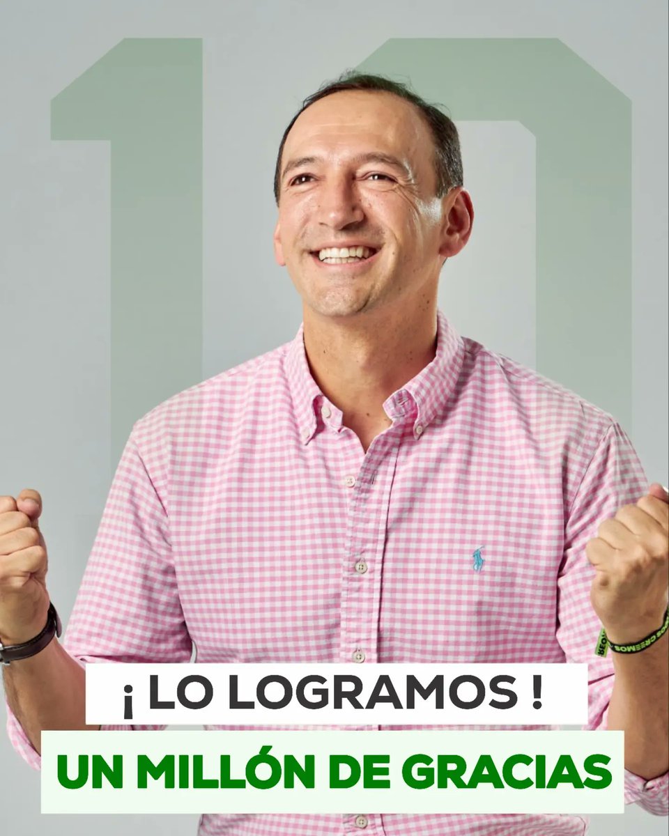 JCdelaCuesta's tweet photo. ¡Lo logramos! 💚
Un millón de gracias a todas las personas que soñaron conmigo, que me acompañaron en este proceso, que día tras día me brindaron palabras llenas de amor y cariño.
Este SUEÑO apenas comienza. 
Un abrazo ENORME.🙏🏻
¡ Los quiero mucho!
Dios los bendiga. https://t.co/SPQCXzaXsY